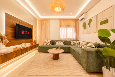 Appartement Moderne 2 Chambres avec Parking & Fibre — Guéliz Marrakech