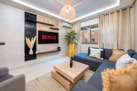 Appartement Neuf et Paisible avec Balcon — Guéliz Marrakech