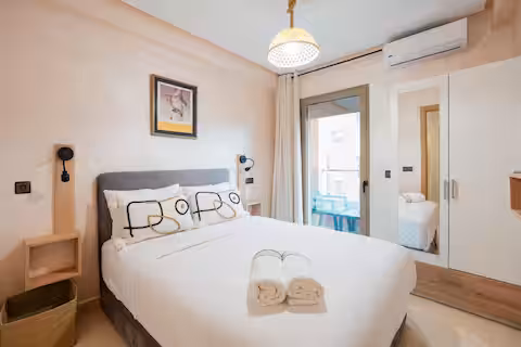 Appartement Neuf et Paisible avec Balcon — Guéliz Marrakech