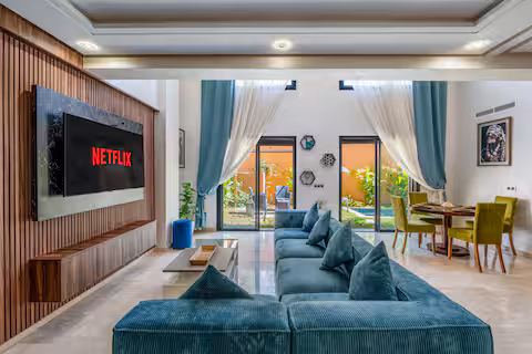 Duplex Moderne 2 Chambres avec Piscine Privée à Guéliz