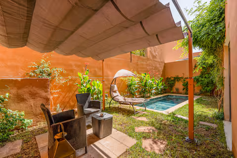 Duplex Moderne 2 Chambres avec Piscine Privée à Guéliz