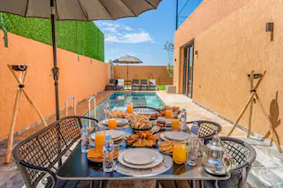Villa de Luxe 4 Suites avec Piscine Privée à Amelkis