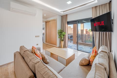 Appartement Moderne avec Wi-Fi Fibre au Cœur de Guéliz