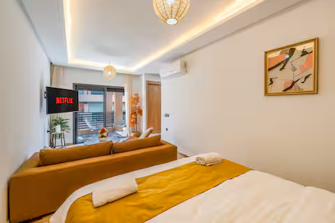 Appartement Moderne 1 Chambre dans un Emplacement Privilégié à Guéliz